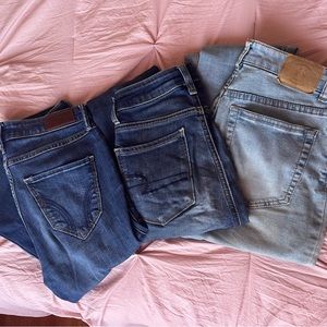 Jean bundle HOLLISTER/ AMERICAN EAGLE/ PULL & BEAR